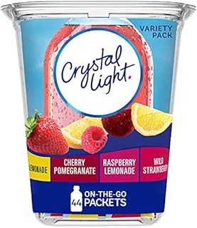 Crystal Light Sugar-Free Fruit Variety On-The-Go Powdered Drink Mix 44 Count