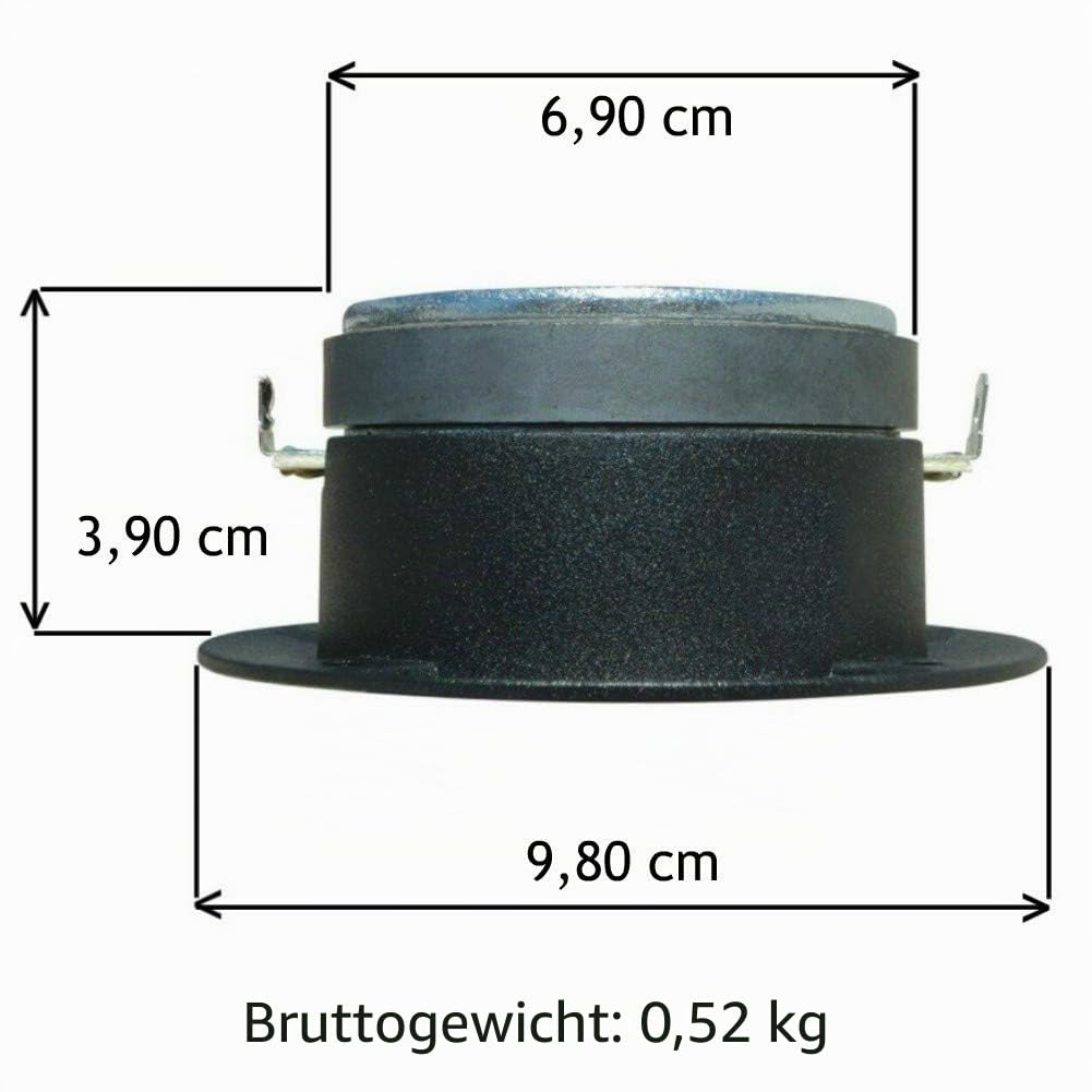 PAAR VON TWEETER PYLE PDBT19 VON 300 WATT RMS IST 600 WATT MAX VON 10,00 CM DI DIAMETER 4" UND 98 DB SENSIBILITY' MIT REDOUTE TIEFE NUR 3,90 CM