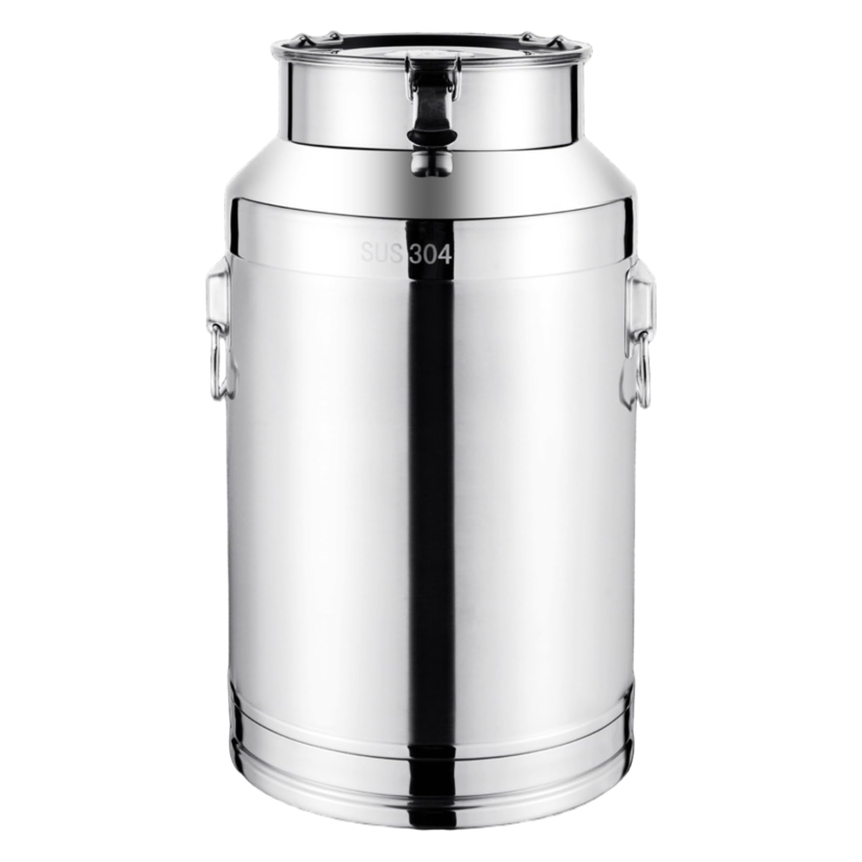 Seau à lait 5 L en inox idéal pour la cuisine de campagne