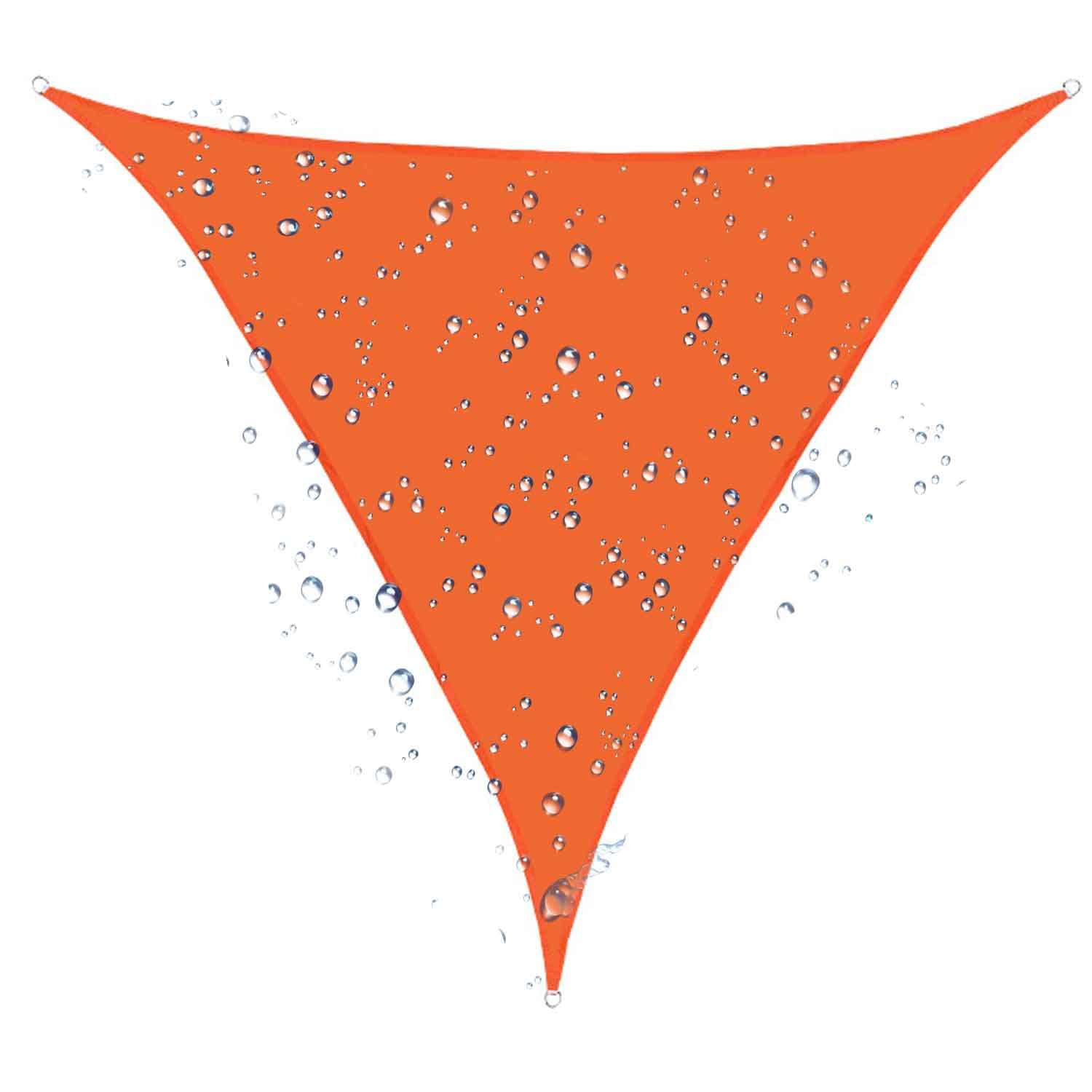 Voile d'ombrage triangulaire anti-UV et robuste pour jardin