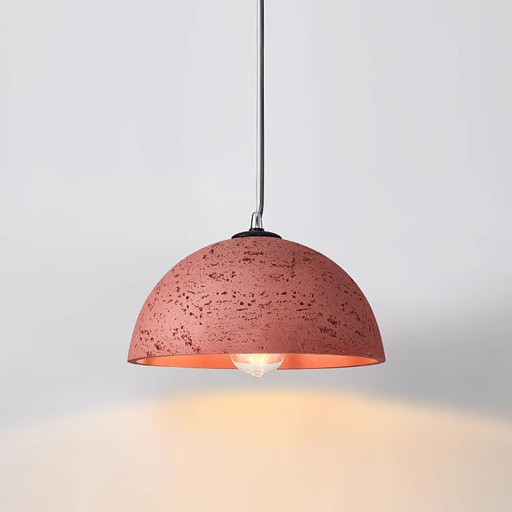 LYMSXAZOU Pendant Light Modern Dome Hanging Lamp Small Chandelier Single Ceiling Lamps for Dining Room Bedroom Kitchen Island Lighting Fixture
