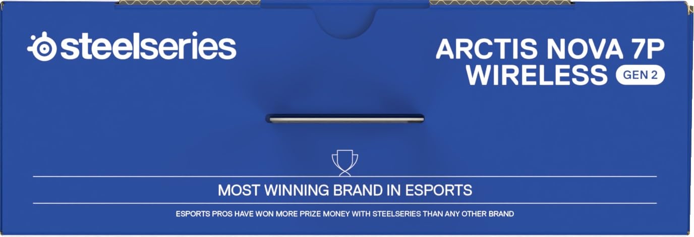 SteelSeries Arctis Nova 7P Wireless Gen 2 -Playstation cuffie da gioco -Controllo app in tempo reale - Oltre 50 h -Driver magnetici al neodimio - Mixabile 2,4 GHz/Bluetooth - PS5,PC,Switch 1/2, Mobile