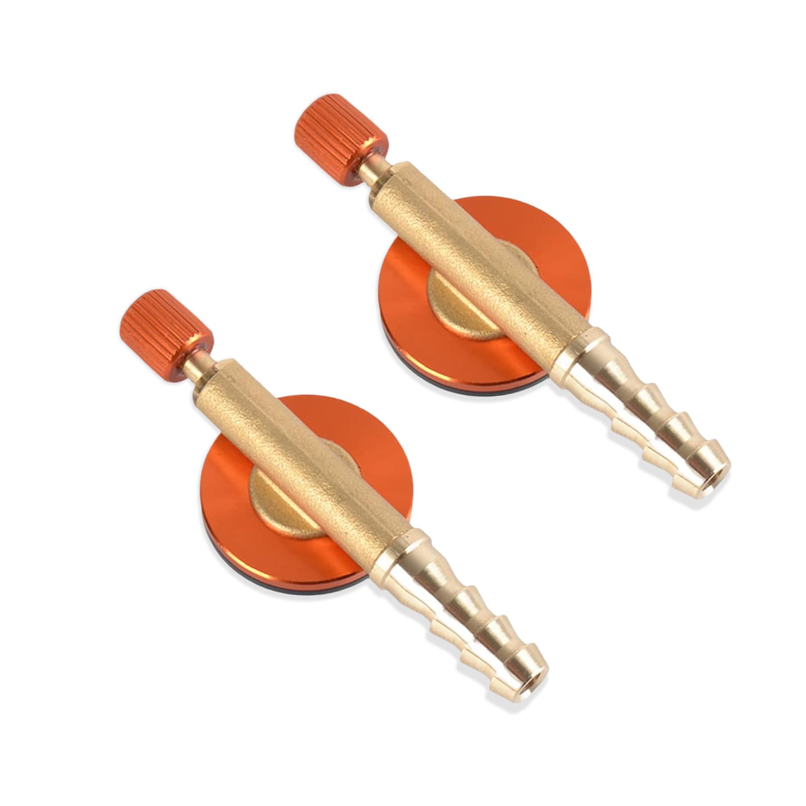 Eastrpupira 2 Pack Outdoor Camping Gas Stove Cylinder Filling Adapter Gas, Small Propane Bottle Refill Adapter, With Small Size Brass Material, for Hiking
