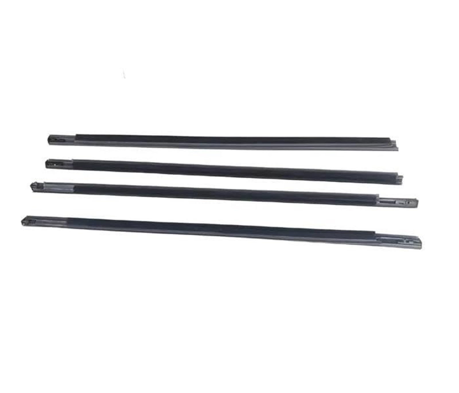 for for Tucson 2005-2009 4PCS Outer Window Weatherstrip Seal Beltline Molding