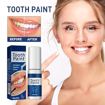 Tooth Paint - Instant White Tooth Paint, Gentle & Safe Teeth Whitening Tooth Paint, Quick & Simple to Use, Gentle for Sensitive Teeth (1)
