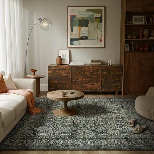 Lahome Boho Green 8x10 Area Rug