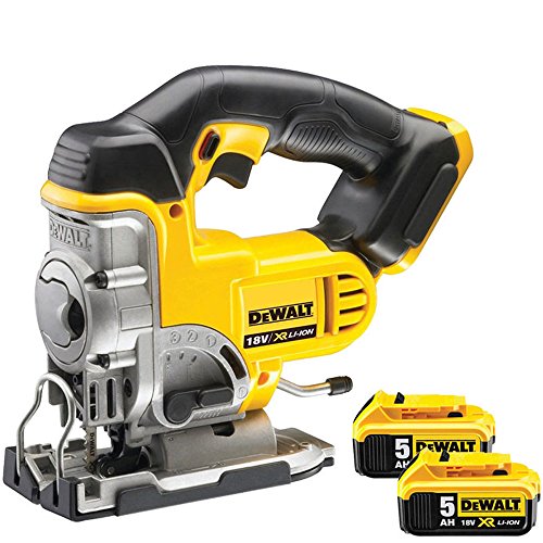 Dewalt DCS331N 18V XR Li-ion Cordless Jigsaw Body Only with 2 x 5.0Ah Batteries