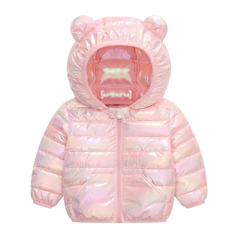 Image of UPlee 3M - 3T Baby Girls Boys Winter Coats for Toddlers Lightweight Puffer Jacket Kids Down Alternative Outerwear