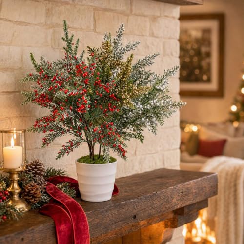 3PCS Artificial Pine Branches, Faux Stems Centerpieces for Tables (A) - image 7