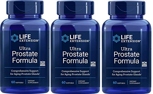 Life Extension Ultra Prostate Formula, Softgels, 60 Count (Pack of 3)