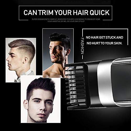 Loijon Ferramentas de estilo de cabelo profissional Aparador de pêlos elétrico Cortador de cabelo re