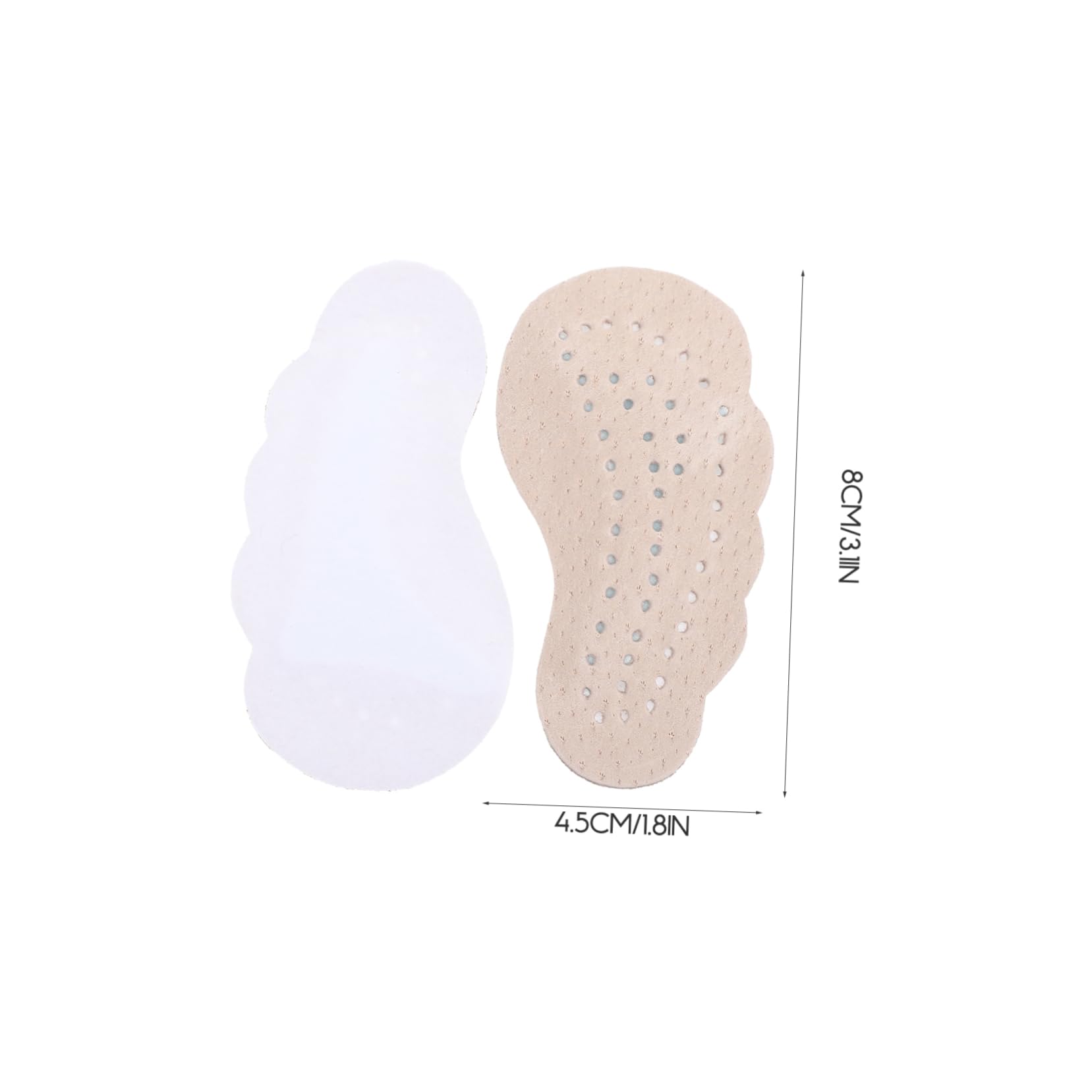 FRCOLOR 25paare Rutschfeste High Heel Fersenkissen Halbschuhpolster Für Komfort Atmungsaktive Vorderfußpolster Für Hohe Absätze Für Sommer