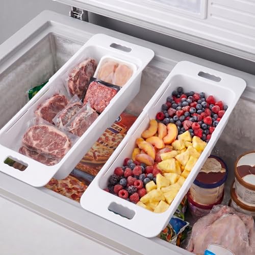 Panier de congélateur extensible pour optimiser le rangement