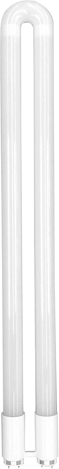 Goodlite G-20112 FB13T8/841/LED U1' LED Ubend 1.6in Gap 13w, T8 or T12 Replacment, Universal 120/220V, 2000 Lumens DLC Listed, Cool White 4100K