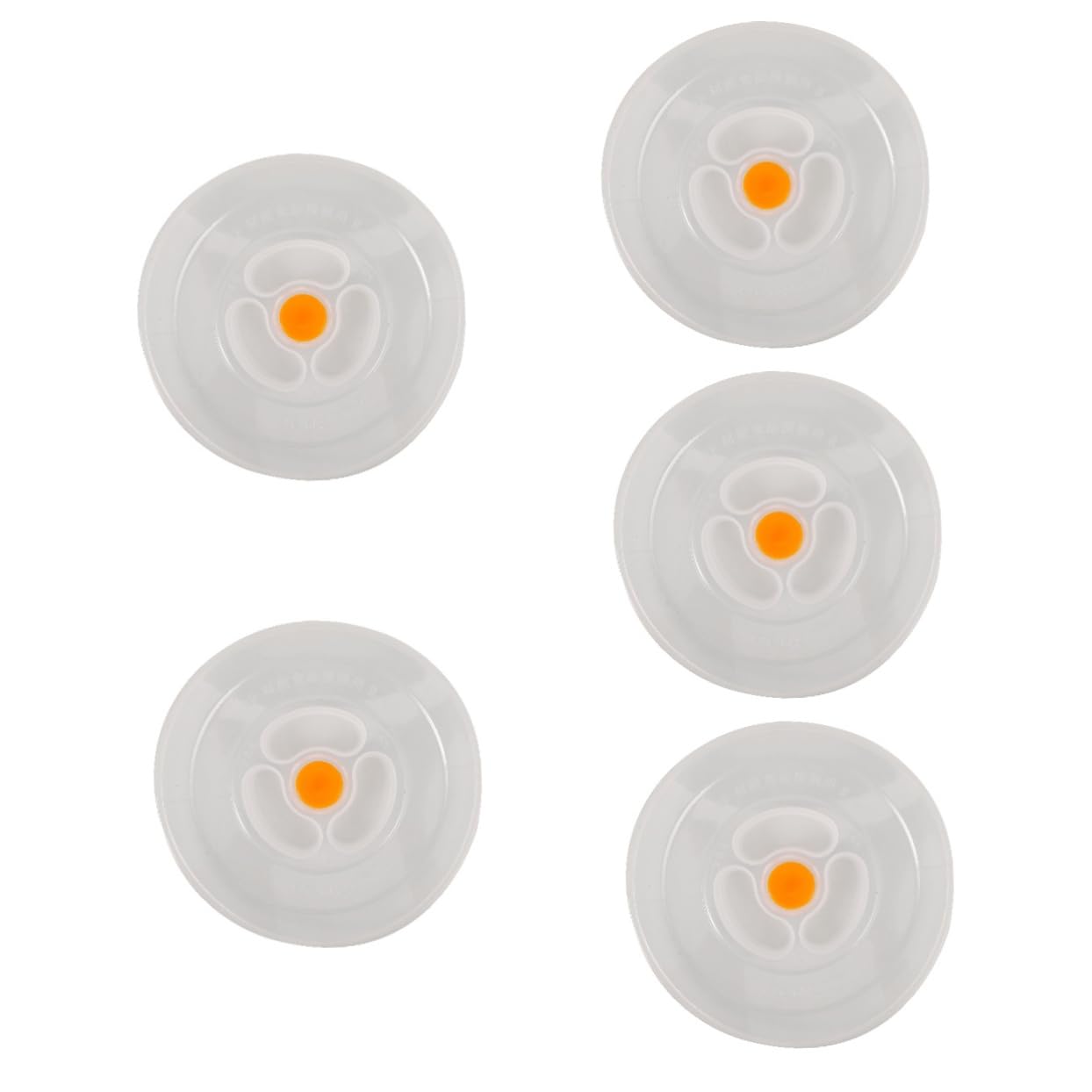 PRETYZOOM 5 Pz termica per il portapranzo coperchio rotondo della tazza per torta riutilizzabile per ciotola coperchio per ciotola Riutilizzabile