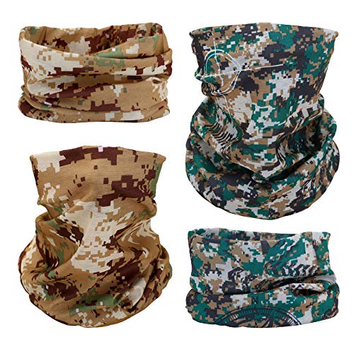 Image of Elastic Headwear Bandana Headband Half Face Mask Scarf Neck UV Sun Protection