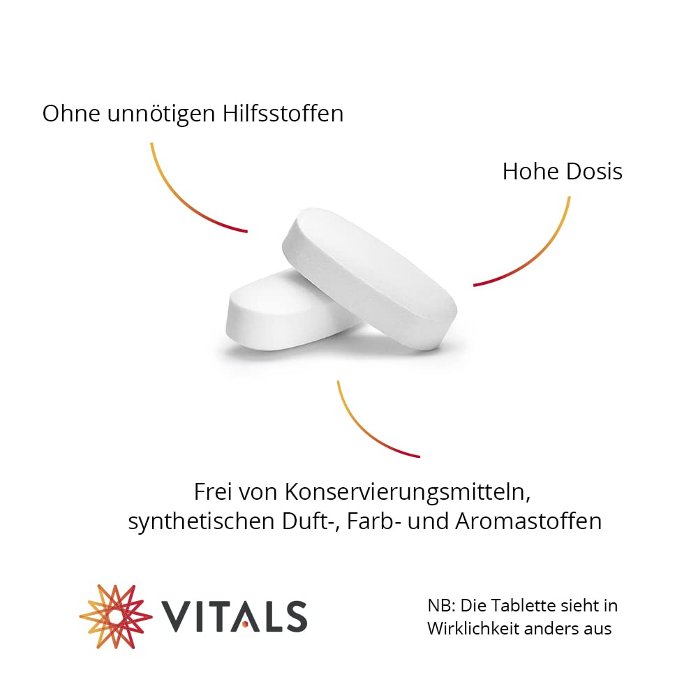 Vitals - Cholesterinformel Pro 60 Tabletten mit Berberin. Unterstützt normalen Cholesterinspiegel, 100% vegan.