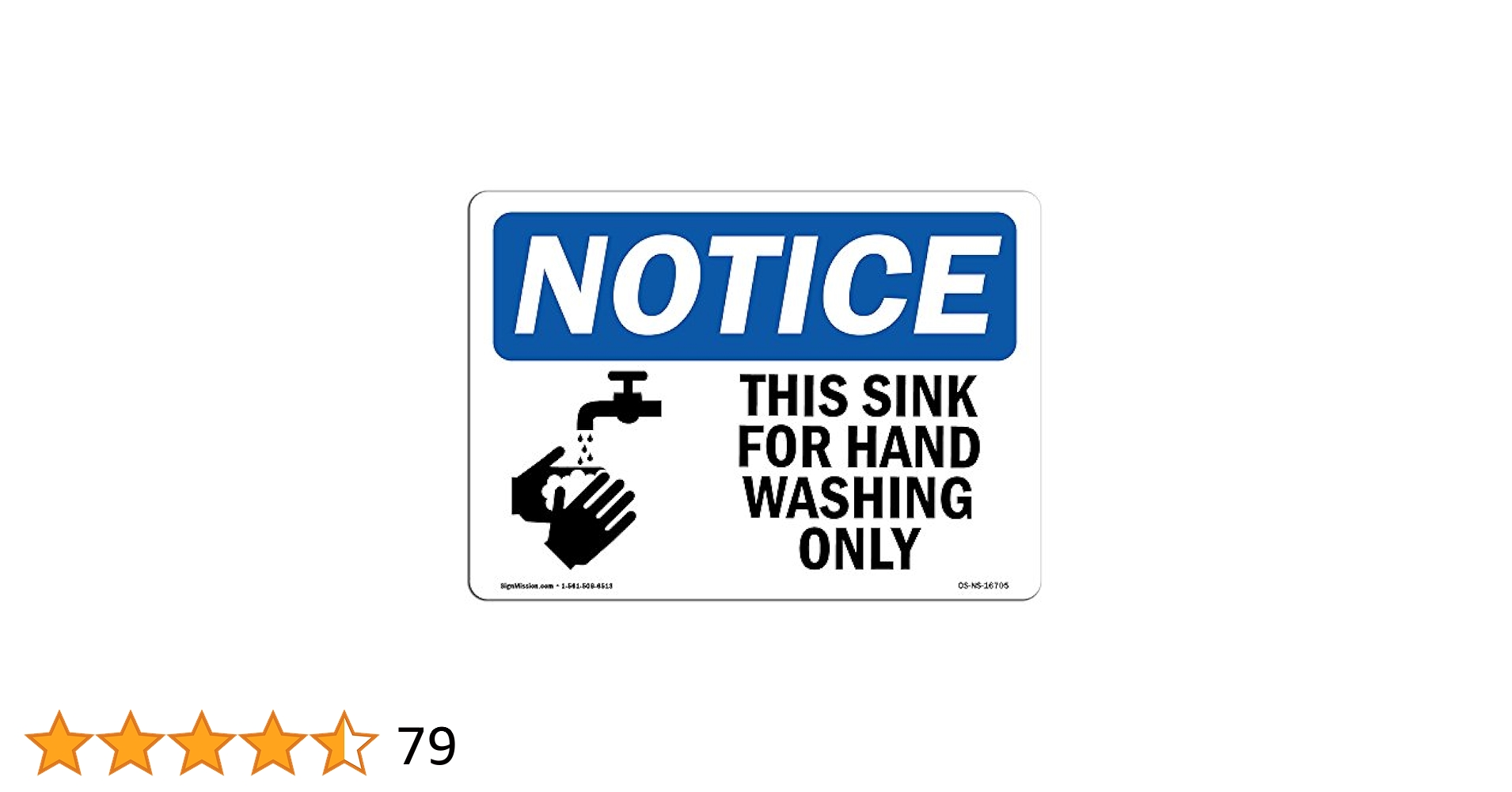 amazon-com-osha-notice-sign-notice-this-sink-for-hand-washing-only-with-symbol-vinyl-label-decal-protect-your-business-work-site-made-in-the-usa-industrial-scientific for Free Printable Hand Washing Sink Only Sign Amazon.com: OSHA Notice Sign - NOTICE This Sink For Hand Washing Only With Symbol | Vinyl Label Decal | Protect Your Business, Work Site | Made in the USA : Industrial & Scientific for Free Printable Hand Washing Sink Only Sign