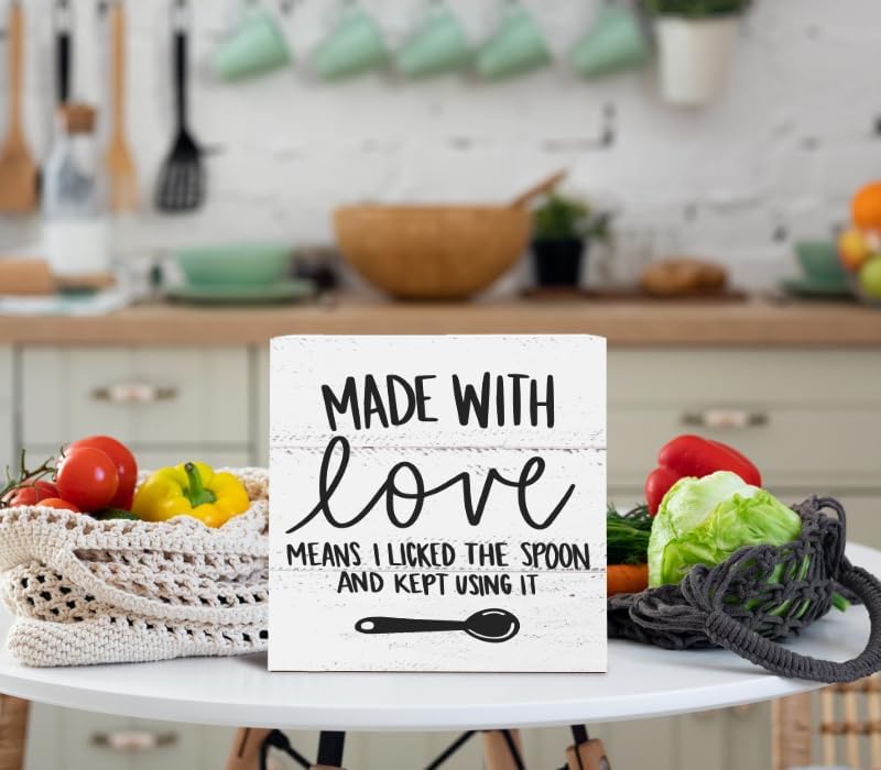 Miniatura 3 de Divertida decoración de cocina, decoración de mostrador de cocina, letrero de cocina de granja, decoración de mostrador de cocina, reglas de cocina