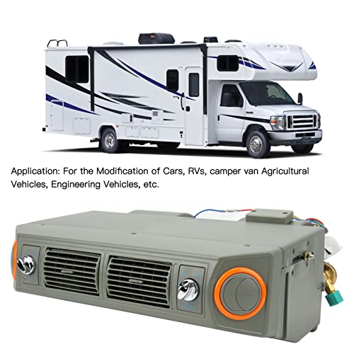 Conjunto de Acondicionador de Aire, Ajuste de Temperatura de 3 Velocidades bajo el Tablero AC para Coches Camiones RVs Campers (12V)