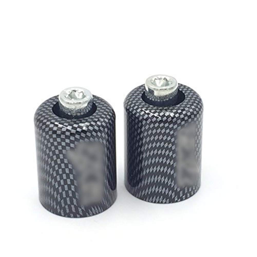 HASkulle Carbon Fiber Hand Bar Ends for Kawasaki Ninja 250 500 ZX600 ZX6 636 ZZR600 ZX6R ZX6RR 650R ZX750 ZX7 ZX7R ZX900 ZX9 ZX9R Z1000 ZX10R