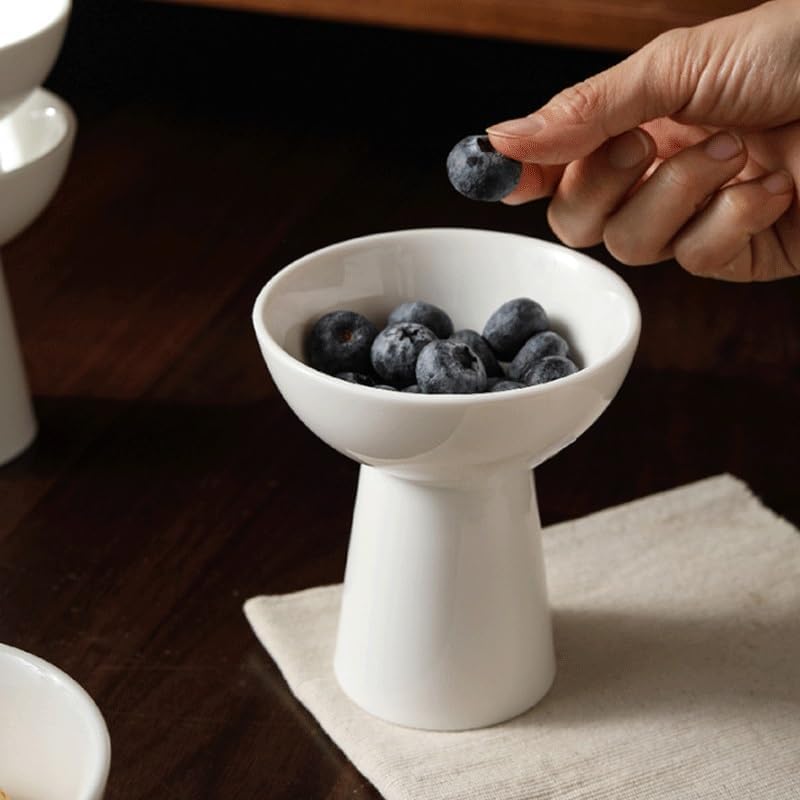 Ceramic High Sided Snack Bowls Fruit Dried Ice Cream Soda Hotel Restaurant Items