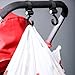 Stroller Hook - 2 Pack of Multi Purpose Hooks - Hanger for Baby Diaper Bags, Groceries, Clothing, Purse - Great Accessory for Mommy When Jogging, Walking or Shopping