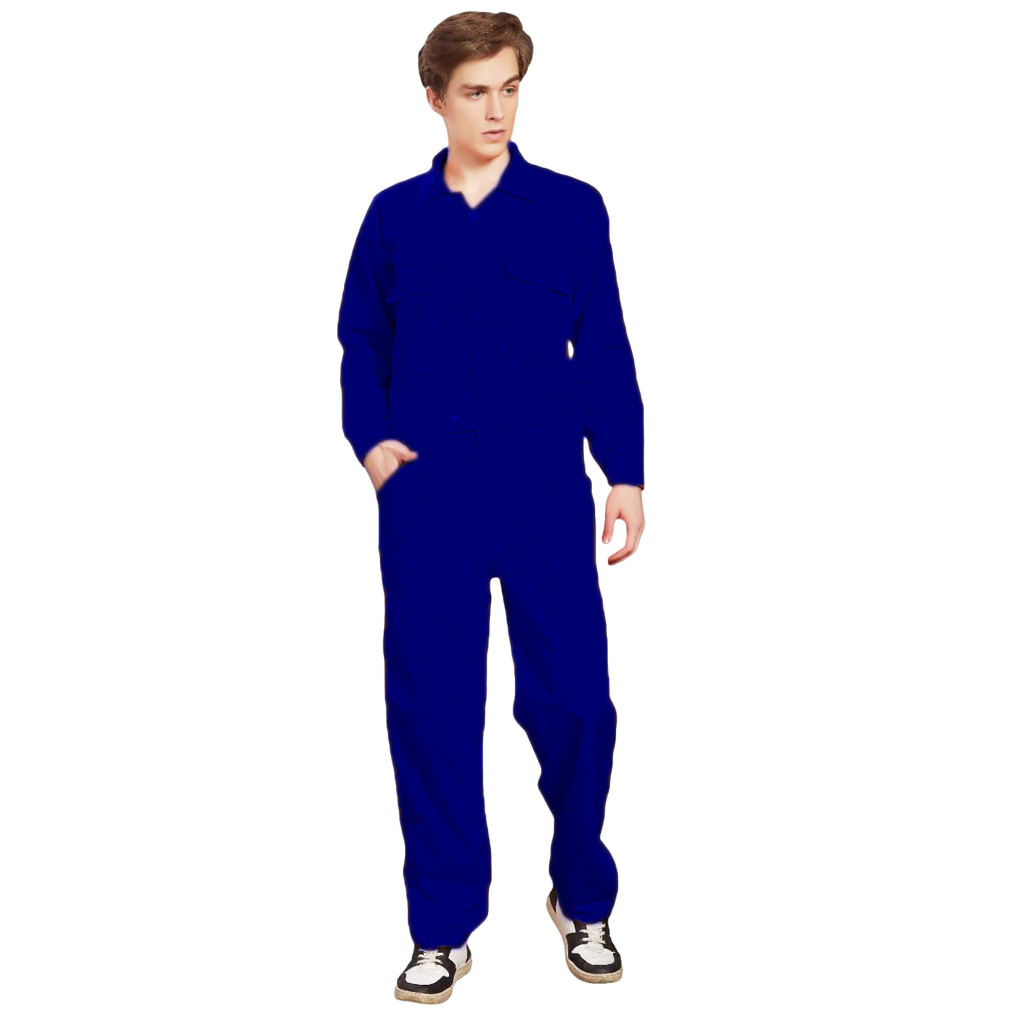 adhyah TrendyUniform Plain Boiler Suit/MenS Cotton Coverall/Coverall For Industrial/Full Sleeves Coverall/Mechanic Painter Workwear (Royal Blue Xx-Large) (B0D6YHKGL8) Amazon Price History, Amazon Price Tracker
