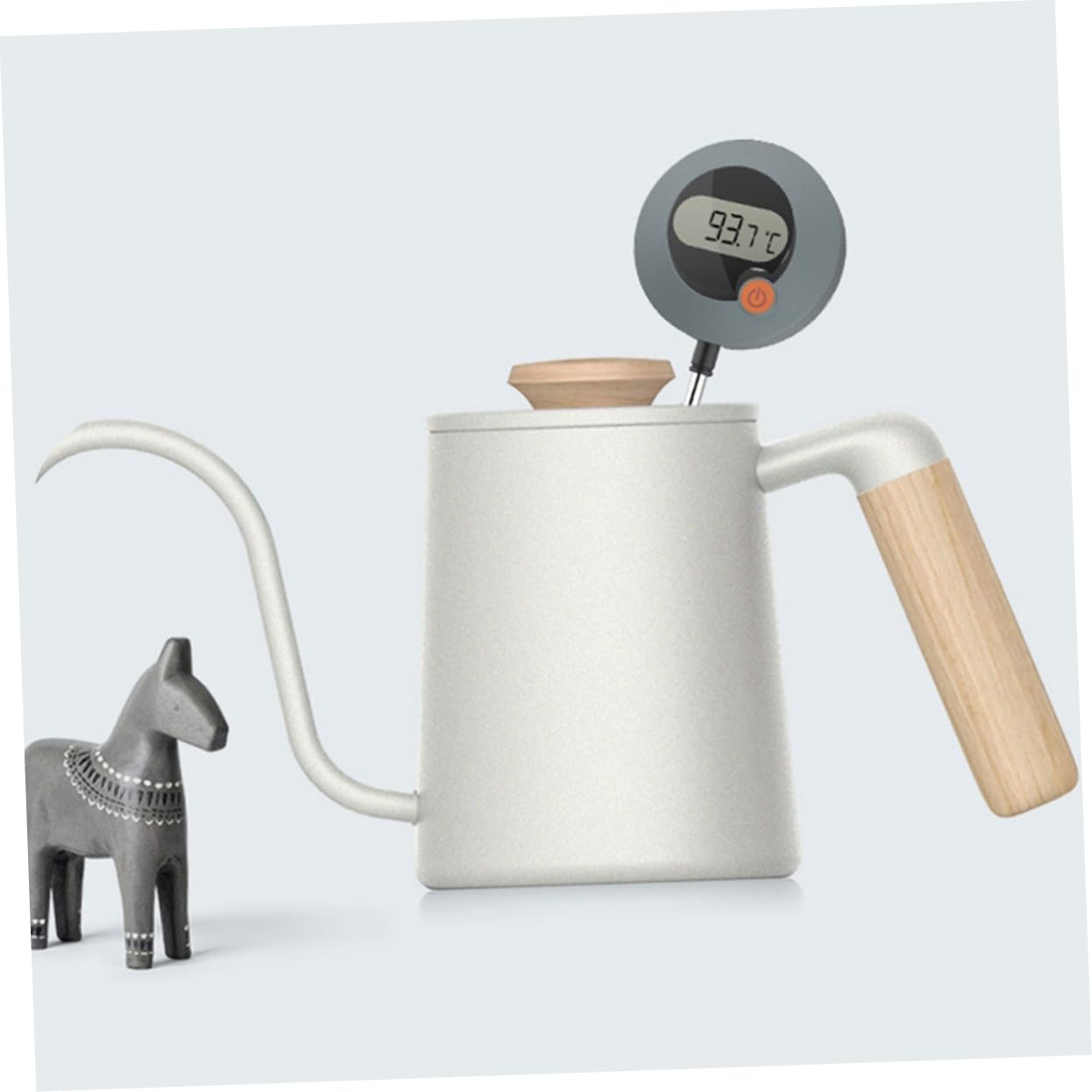 CONGARTENO Probe Type Food Thermometer for Water Oil Milk Kitchen Gadget with Magnetic Backing for Cooking Tool