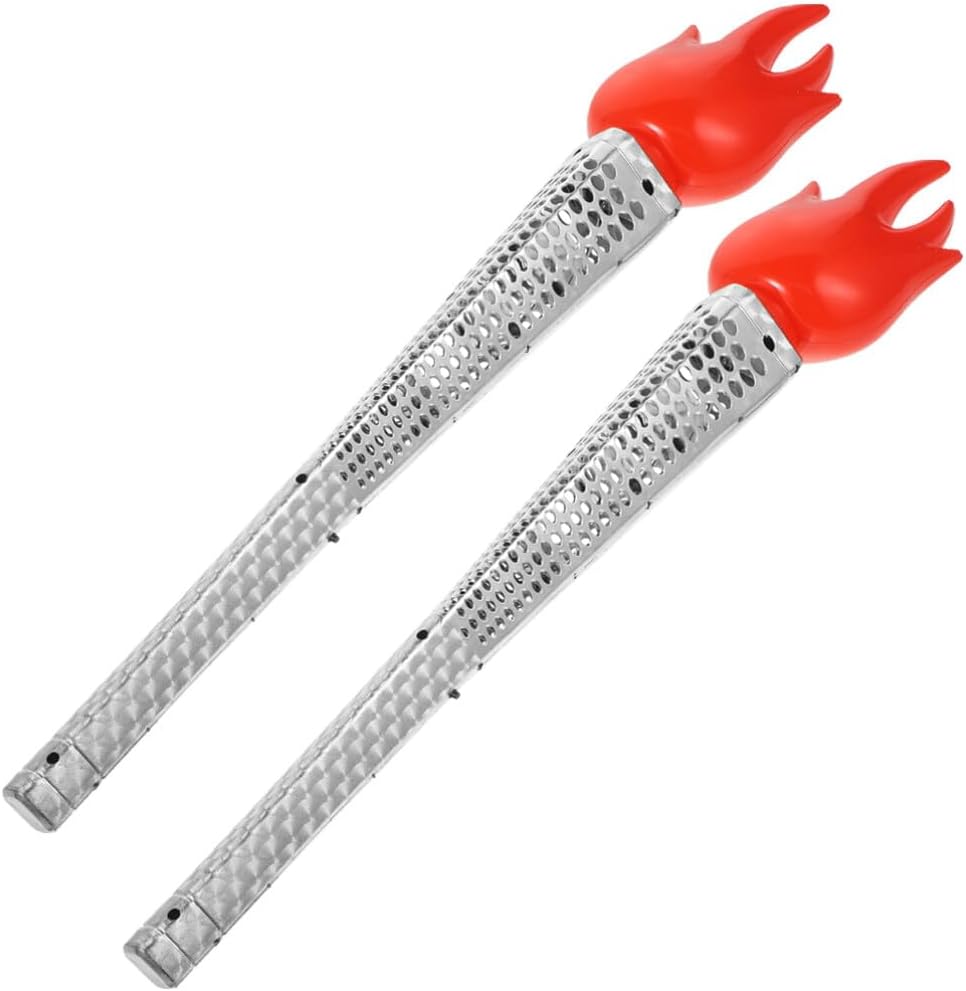 2pcs Boys and Girls Torch Prop Lightweight Multi-use for School Sports Events Birthday Parties and Outdoor Activities