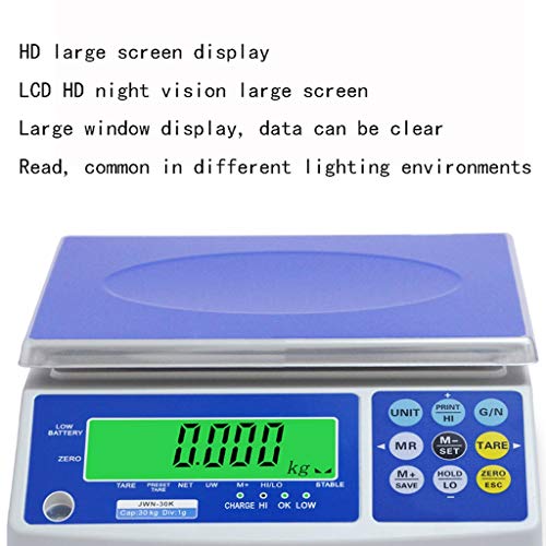 Báscula digital eléctrica de alta precisión 30kg/1g miniatura 6