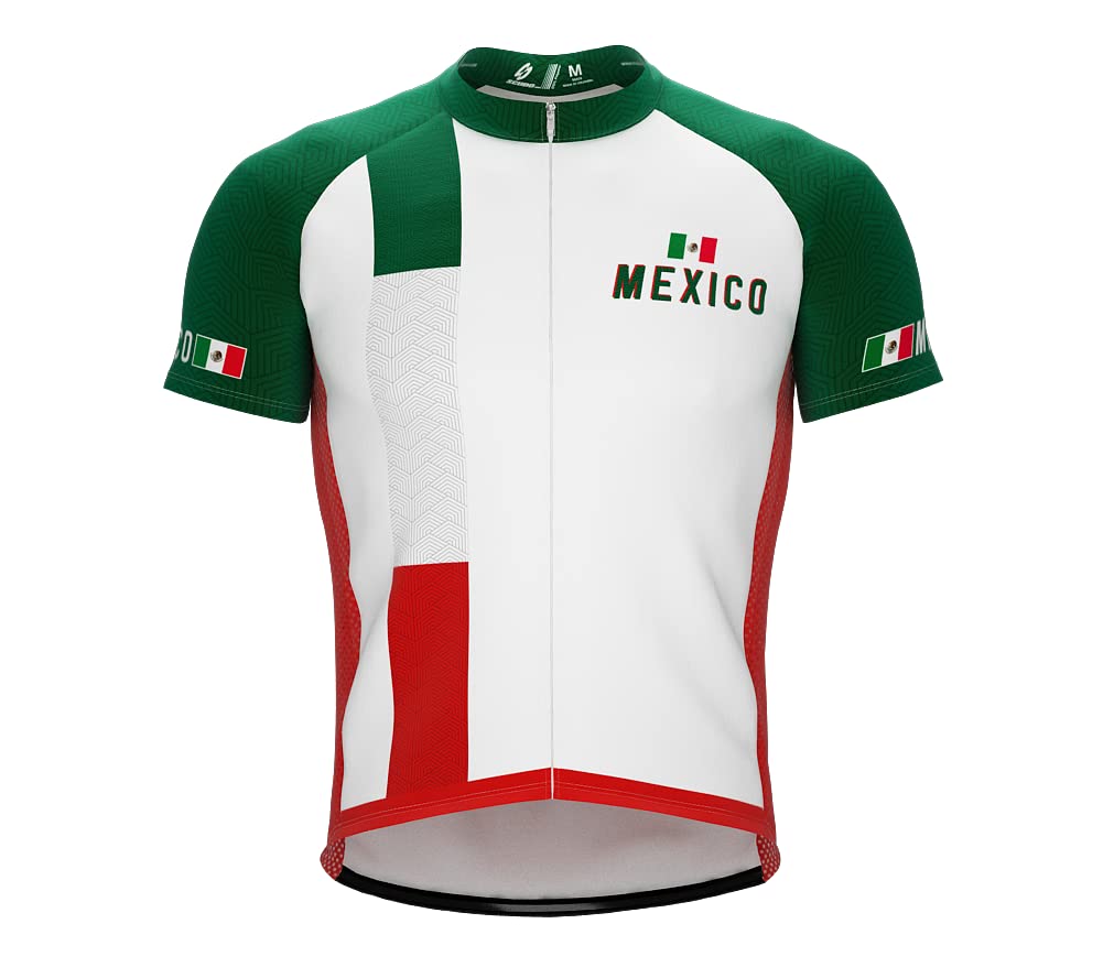 ScudoPro Mexico Heritage Cycling Jersey for Men - XLarge Multicolor