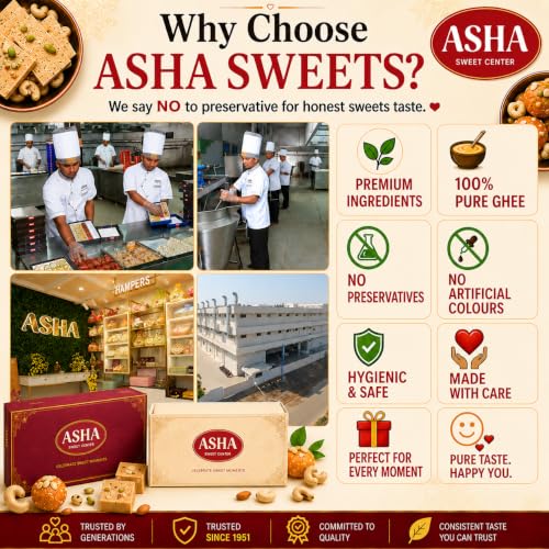 Image of ASHA SWEETS Rakhi Celebration Combo Pack with Baklava (500gm), 1 Handmade Rakhi & Wish Card Set for Gifting to Brother & Sister |Premium Rakhi Festive Gift Box for Family & Friends & Pets