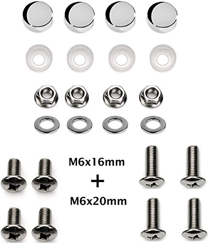 Image of Motorcycle Stainless Steel License Plate Frame + Motorcycle License Backing Plate Set