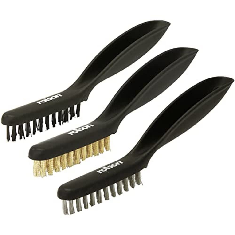 Rolson 3 Piece Wire Variety Brush Set