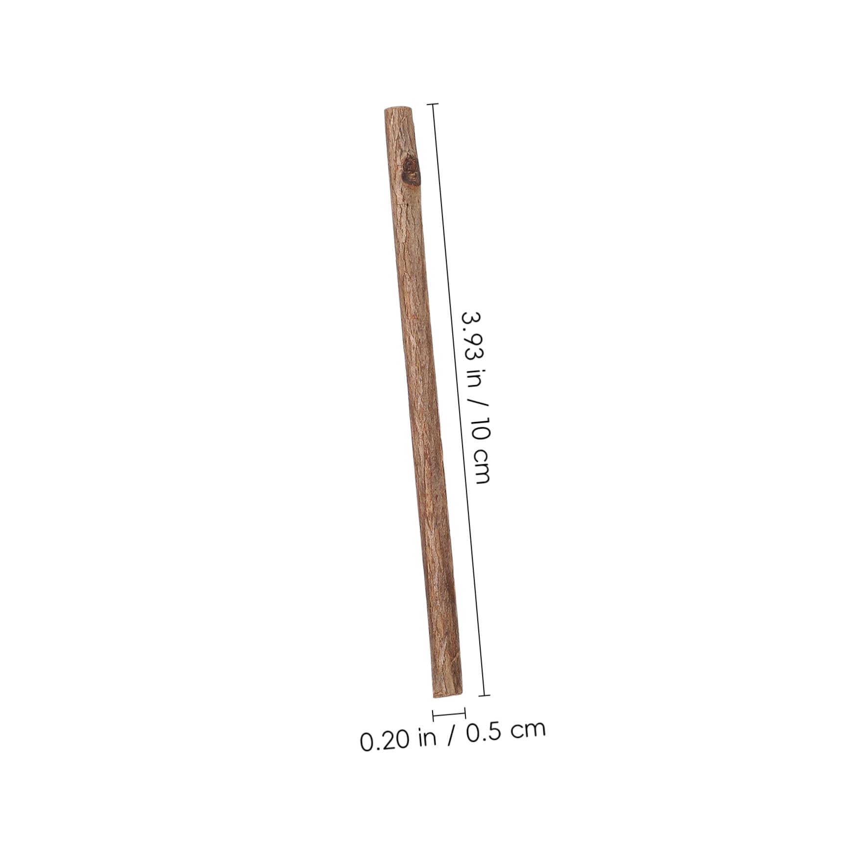 Veemoon 100piezas Palitos De Madera Para Manualidades y Decoración De Unidades Diámetro Para Pintar y Crear Props Fotográficos