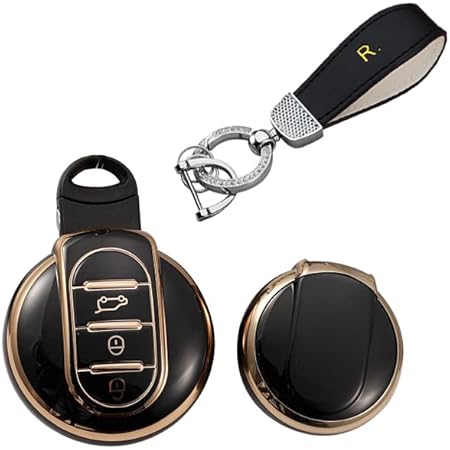 HIBEYO Smart Car Key Case Fit Mini Key Cover Silicone Protective - View #6