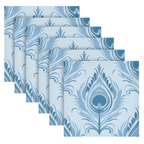 Set de 6 Servilletas de Tela Multicolor 20x20 pulgadas miniatura 2
