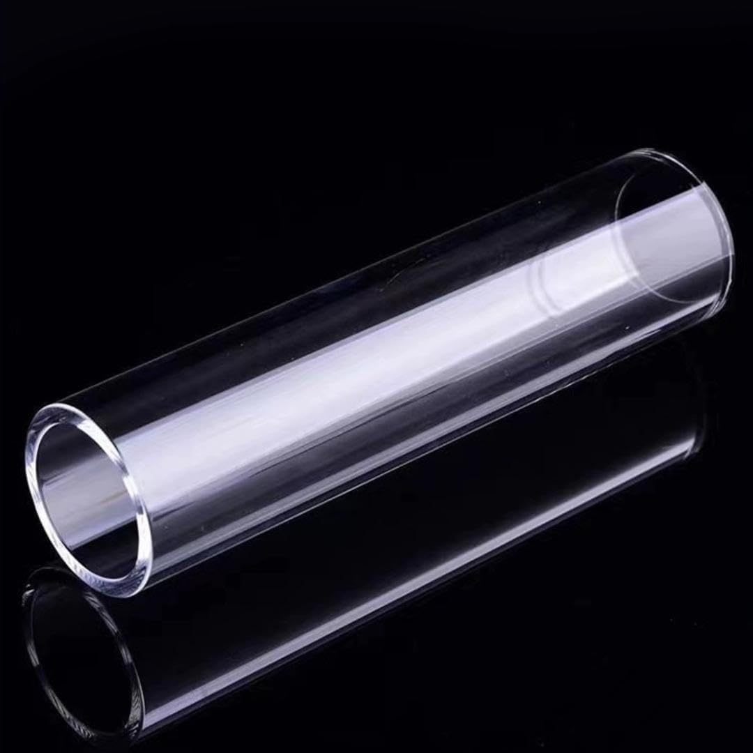 Glasrohr mit hohem Borosilikatgehalt – Schauglas for chemische Rohrleitungen, 1 Stück(65mmx100mmx8-10mm)