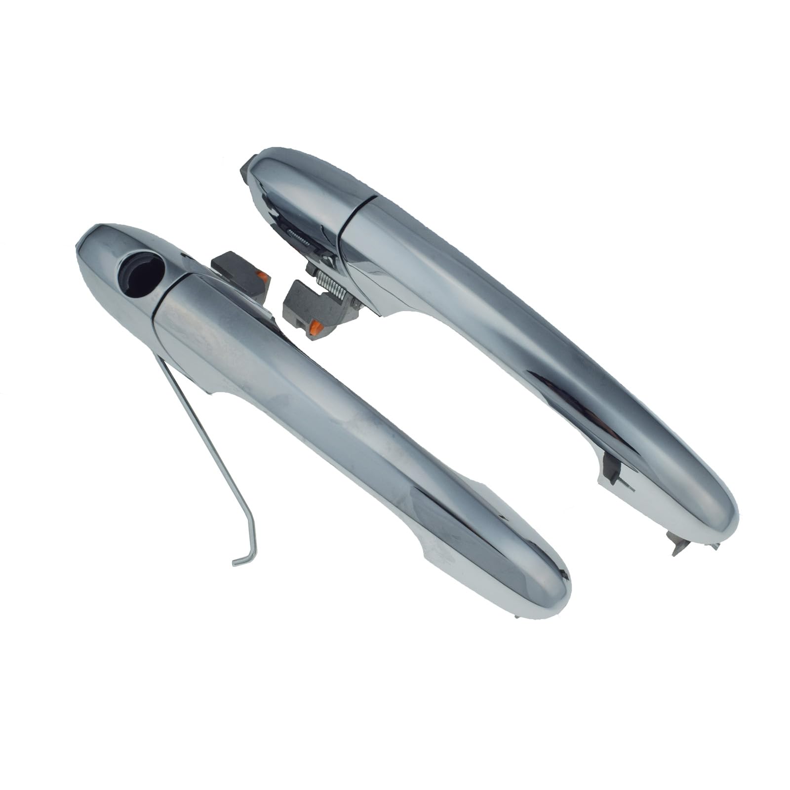 Maniglia Portiera Anteriore Esterna Cromata Per Alfa Romeo 147 E Fiat 500 (2000-2020) - 4