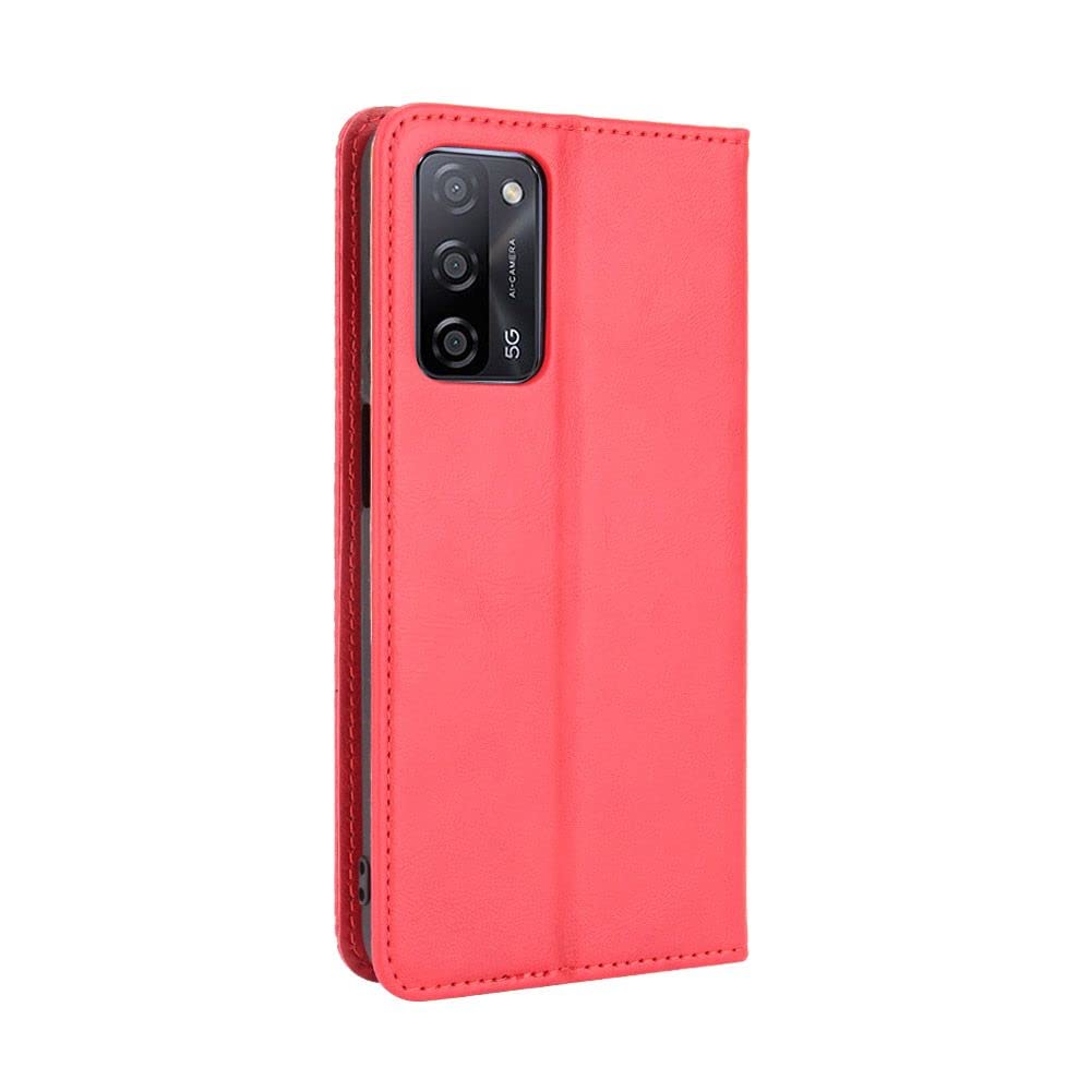 Custodia Cover compatibile con OPPO A53S 5G,custodia a portafoglio in pelle con slot per schede,supporto per supporto e chiusura magnetica,Cover Custodia per OPPO A53S 5G