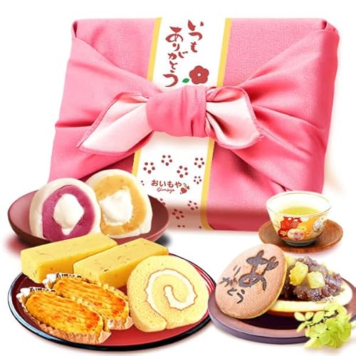 おいもや 敬老の日 お菓子 ギフト プレゼント スイーツ どら焼き 芋ようかん スイートポテト 大福 ピンク KRのサムネイル