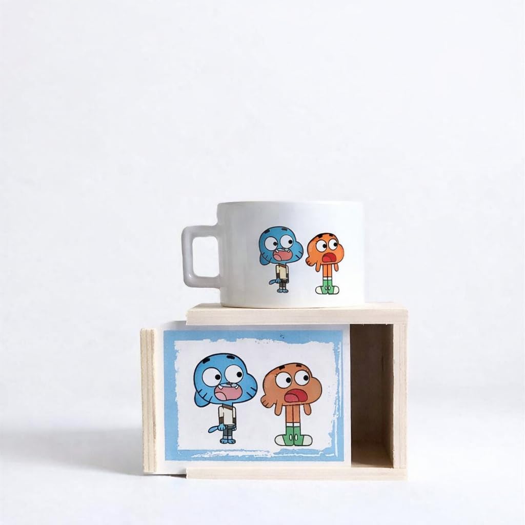 giftmoda Gumball Darwin Tasarımlı Kutulu Kupa