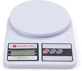 Balança de Cozinha Digital de Precisão até 10Kg Compacta para Receitas Doces e Salgadas, artesanato, delivery e laboratórios