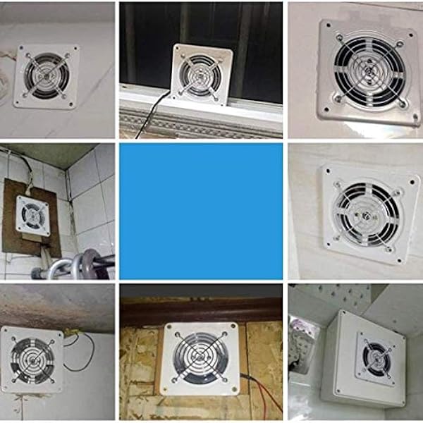 XENITE Ventilator Liangba Keuken Badkamer Krachtige Ventilator Witte Multifunctionele Ventilator Afvoerventilator Rooster