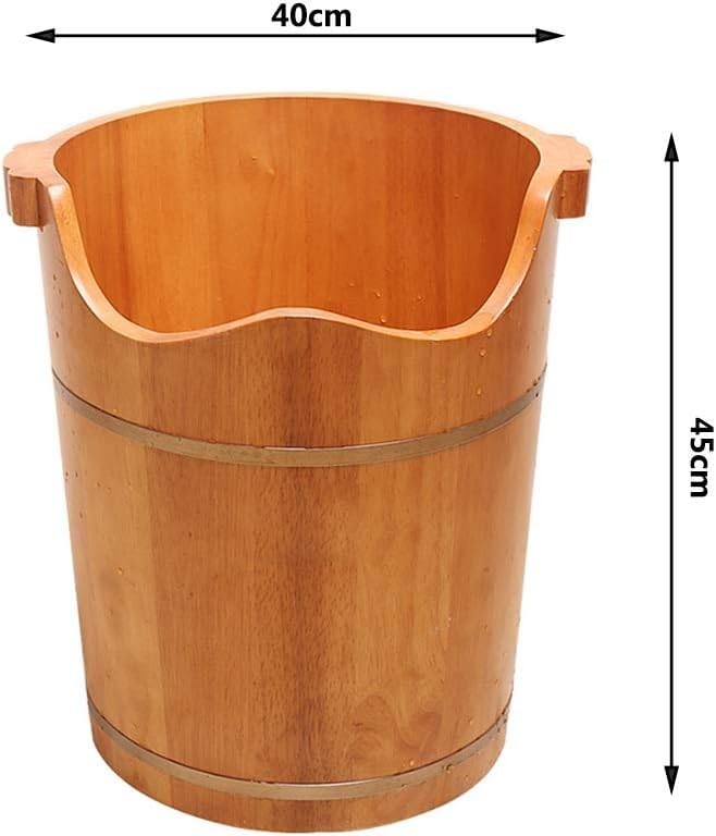 Cubeta de Masaje para Pies de Madera Roble 40cm x 45cm miniatura 7