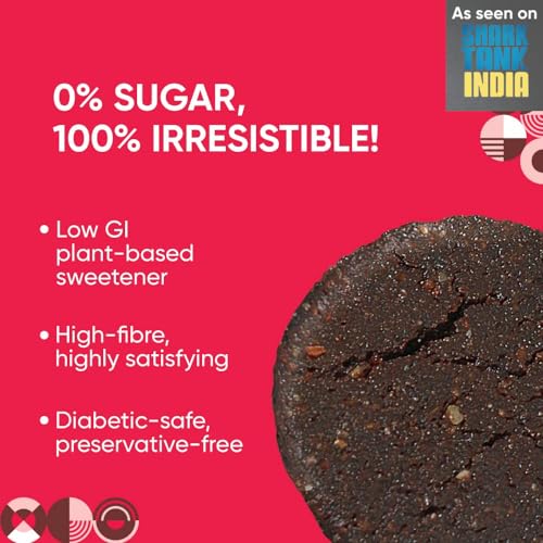 Image of Artinci Keto Double Dark Chocolate Cookies, As Seen on Shark Tank, Sugar Free Diabetic Friendly with High Protein & Fibre Diet Biscuits, Low GI & Carbs, (185g x Pack of 2)