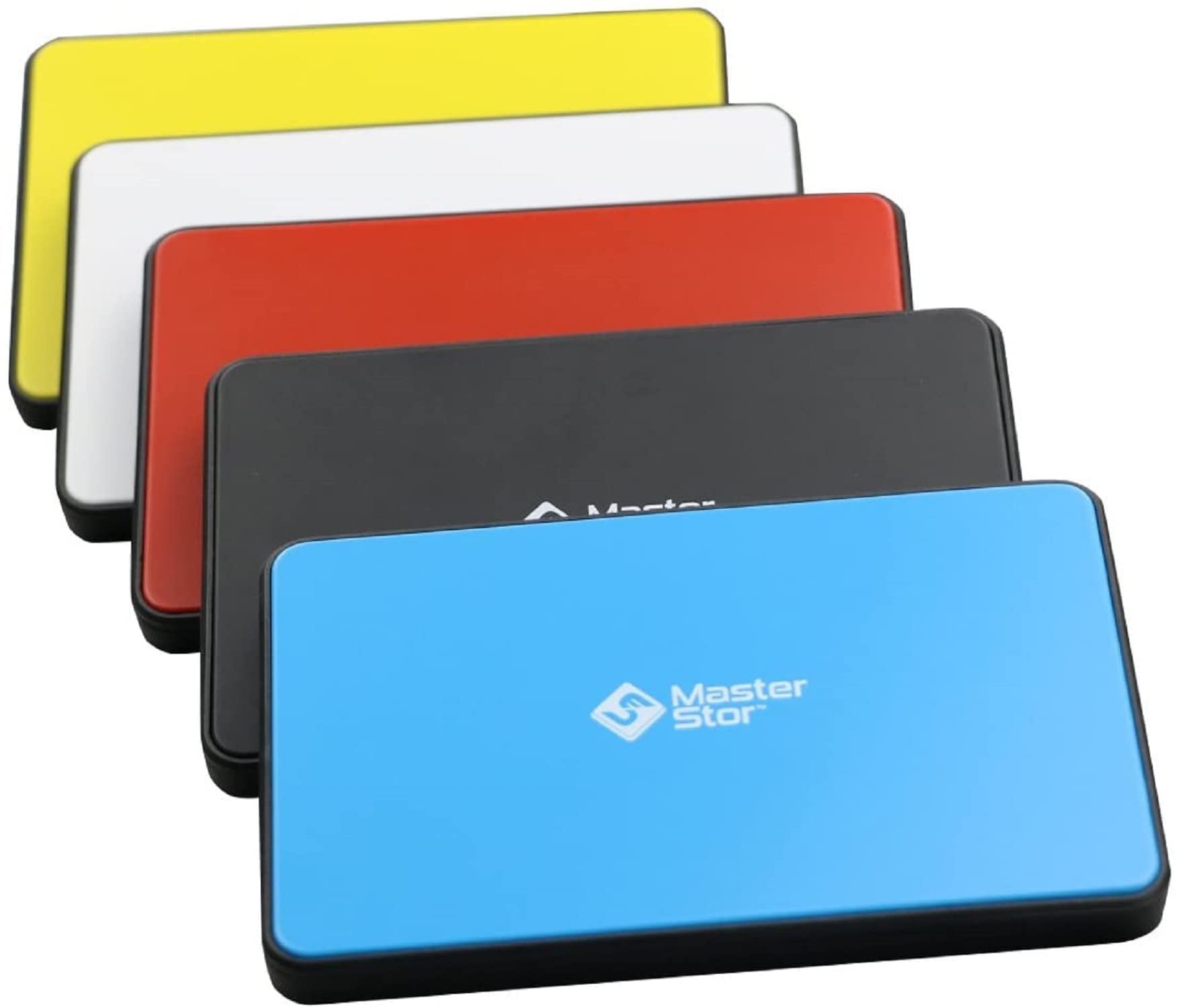 Peak Health MasterStor GB - Disco duro portátil USB 3.0 súper rápido para Mac, Mac Book y Windows Disco duro externo portátil - todos los GB diferentes disponibles (500 GB, negro)