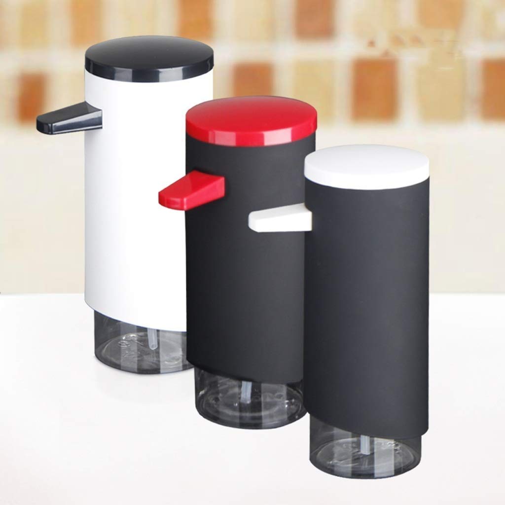 Dispenser di sapone - bottiglia shampoo vuoto con pompa, Grande Ounce ricaricabile Dispensing Contenitori for condizionatore, corpo(Schwarz)