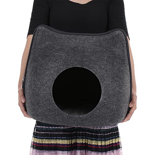 Mingzhe Cama de gato de caverna de gato de estimação Cama de gato para gatos gatinhos de estimação